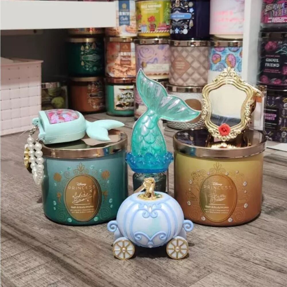 👑NEW👑 Ariel Wallflower Nightlight Disney Princess Bath & Body Works - Picture 5 of 6